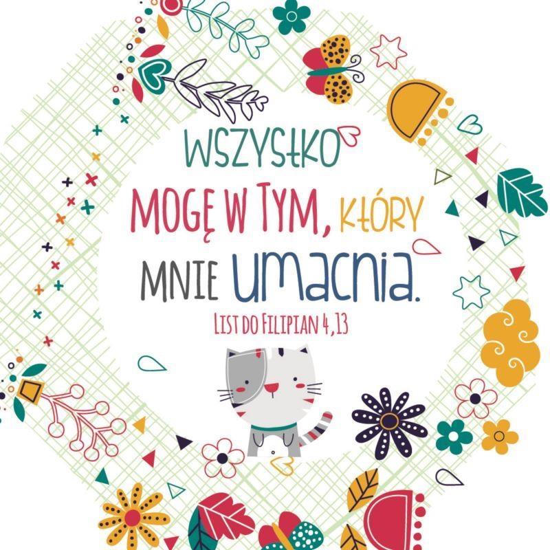 Podstawka korkowa - Wszystko mogę KOTEK