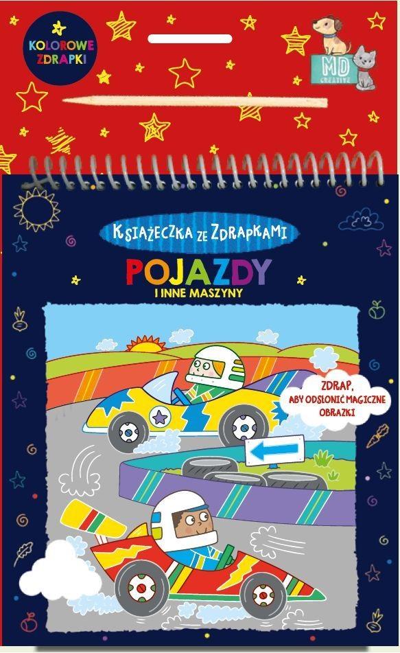 Pojazdy i inne maszyny. Kolorowe zdrapki