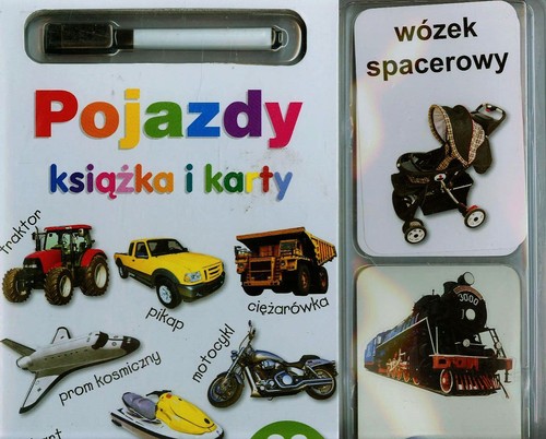 Pojazdy. Książka i karty ścieralne