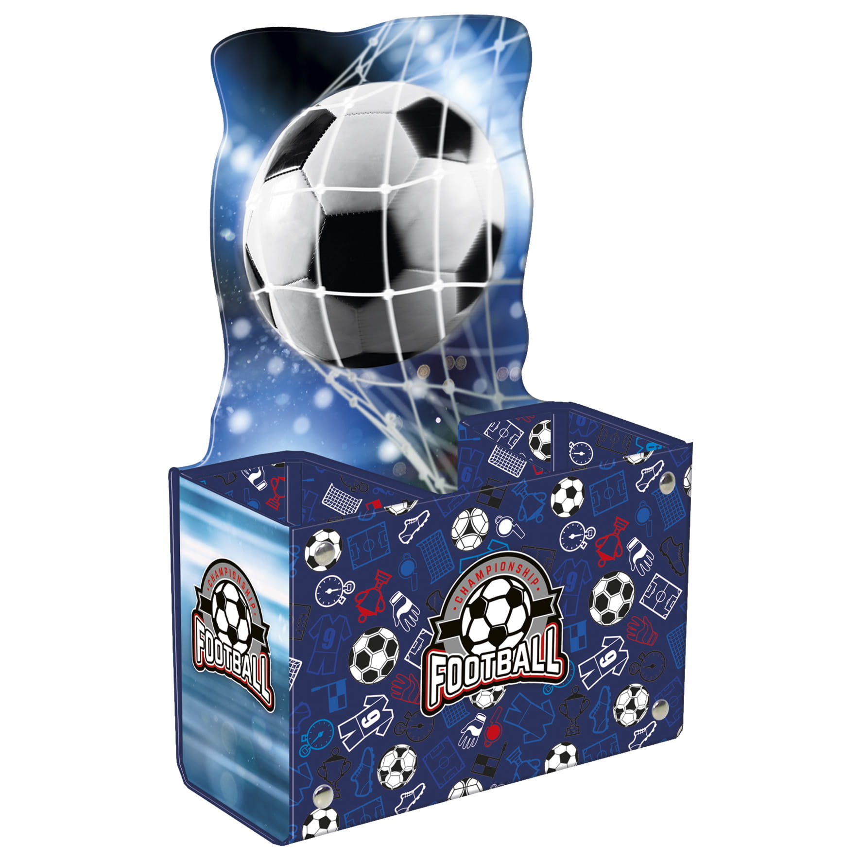 Pojemnik na przybory szkolne Derform piłka 17