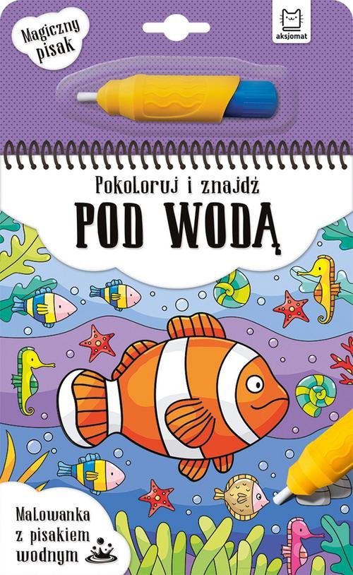 Pokoloruj i znajdź pod wodą