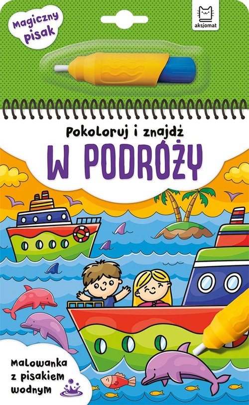 Pokoloruj i znajdź w podróży