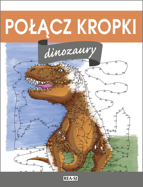 Połącz kropki Dinozaury