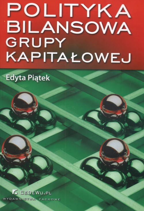 Polityka bilansowa grupy kapitałowej