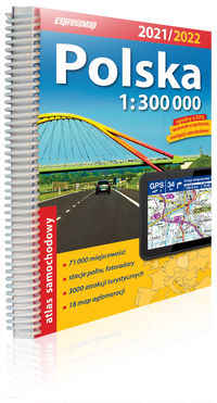 Polska Atlas samochodowy 1:300 000 2021/2022