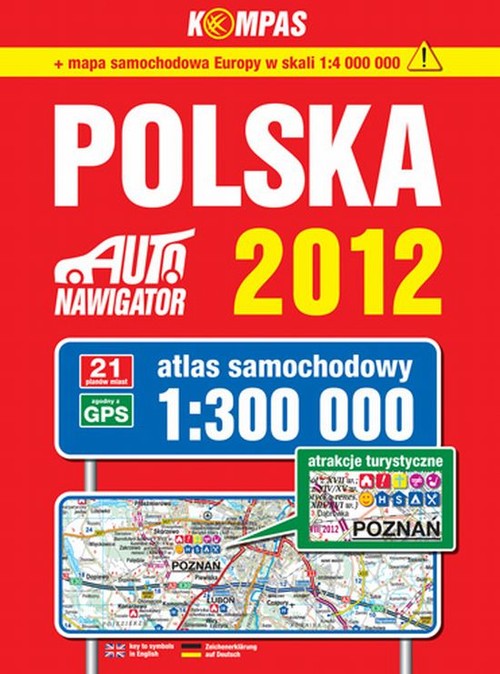 Polska. Atlas samochodowy 1:300 000