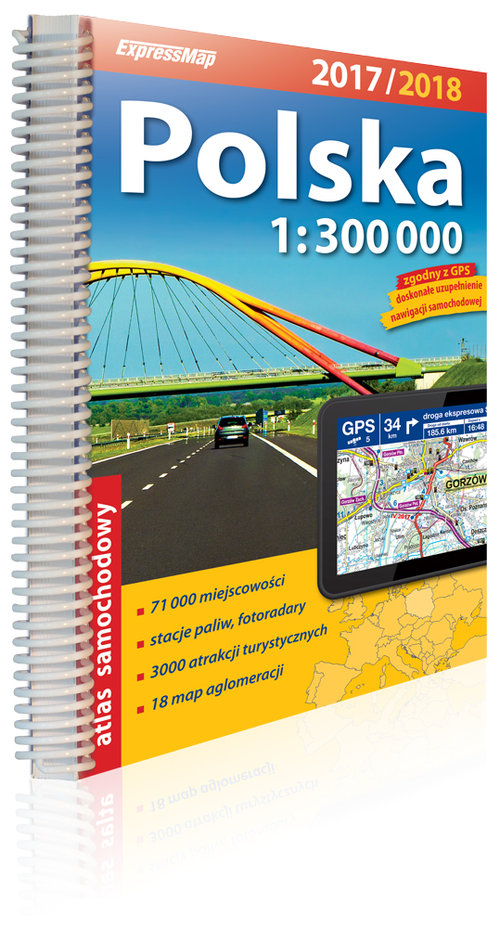 Polska atlas samochodowy 1:300 000