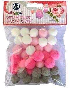 Pompony dekoracyjne Astra Różany ogród 20 mm