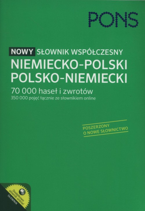 PONS Nowy słownik współczesny niemiecko-polski, polsko-niemiecki