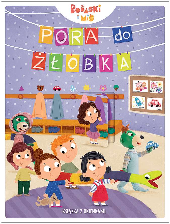 Pora do żłobka Książka z okienkami