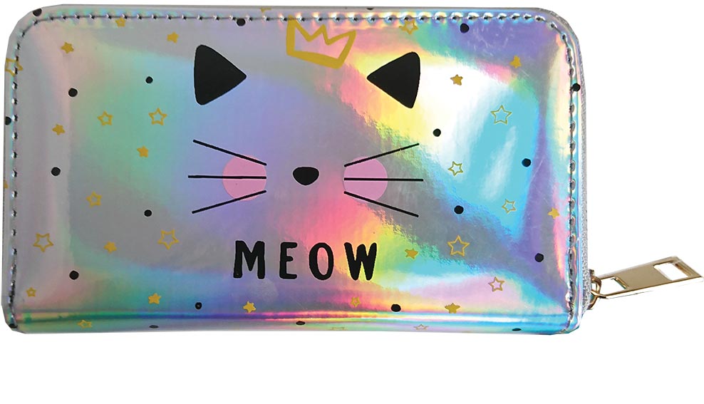 Portfelik holograficzny z nadrukiem stn1543 mix wzorów