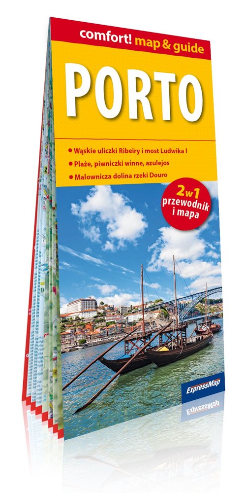 Porto laminowany map&guide (2w1 przewodnik i mapa)
