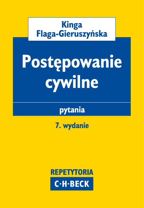 Repetytoria Becka. Postępowanie cywilne. Pytania