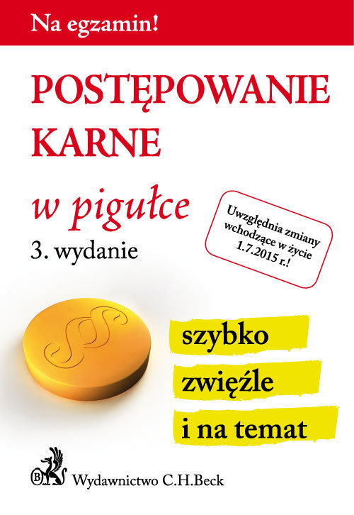 Na egzamin! Postępowanie karne w pigułce