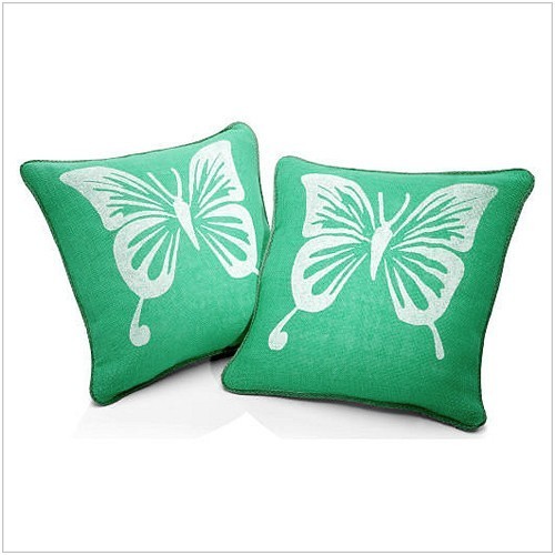 Poszewki Motyl 2 sztuki turkusowe