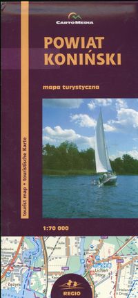 Powiat Koniński Mapa turystyczna 1:70 000