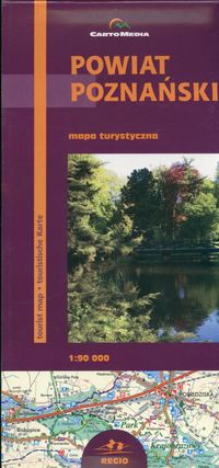Powiat Poznański Mapa turystyczna 1:50 000