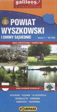 Powiat Wyszkowski i gminy sąsiednie - mapa turystyczna (skala 1:60 000)