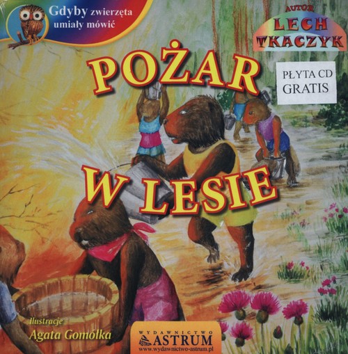 Pożar w lesie