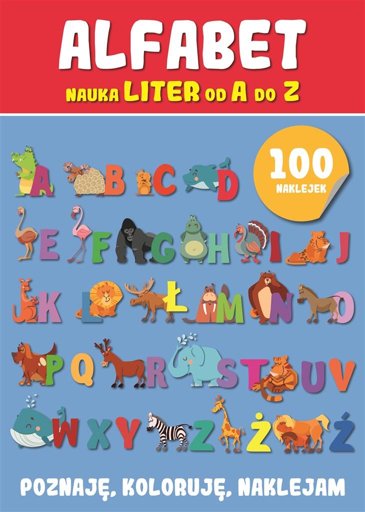 Poznaję, koloruję, naklejam - Alfabet