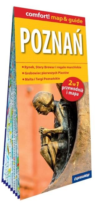 Poznań laminowany map&guide 2w1: przewodnik i mapa