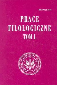 Prace filologiczne Bibliografia