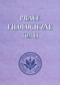 Prace Filologiczne Tom 51