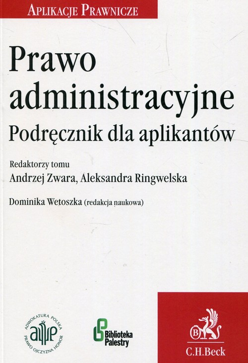 Prawo administracyjne Podręcznik dla aplikantów