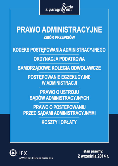Prawo administracyjne. Zbiór przepisów
