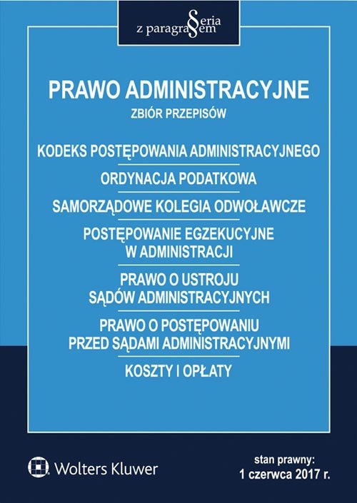Prawo administracyjne Zbiór przepisów
