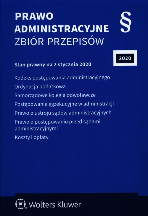 Prawo administracyjne Zbiór przepisów