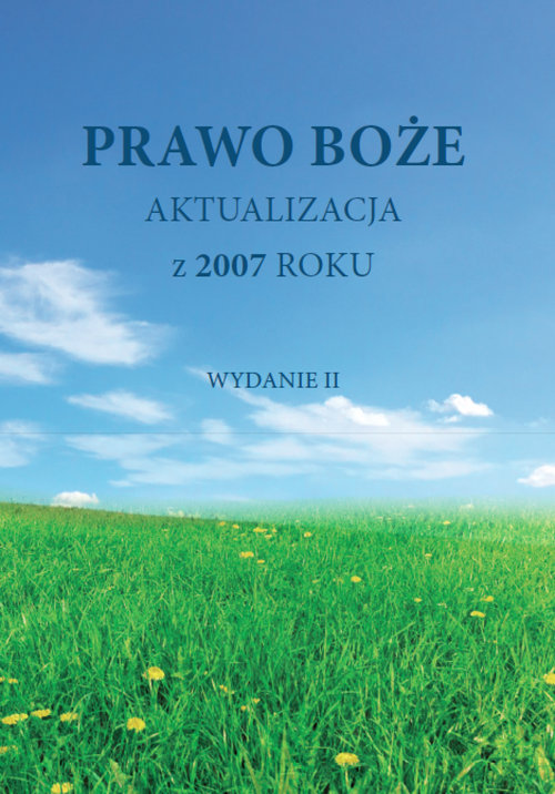 Prawo Boże Aktualizacja z 2007 roku