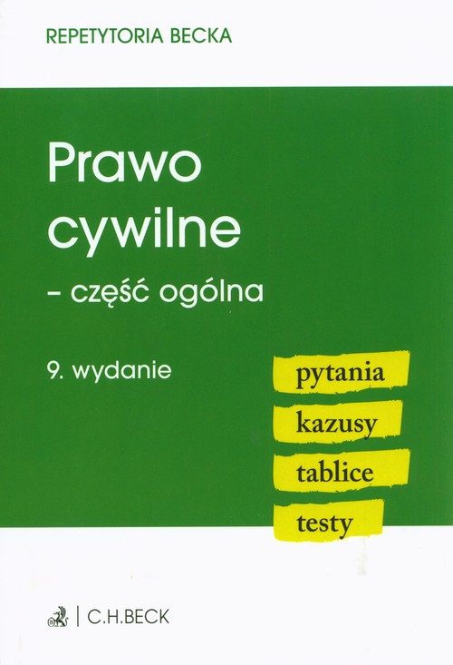 Prawo cywilne - część ogólna