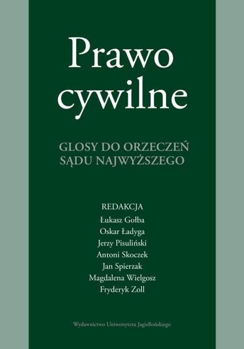 Prawo cywilne Glosy do orzeczeń Sądu Najwyższego