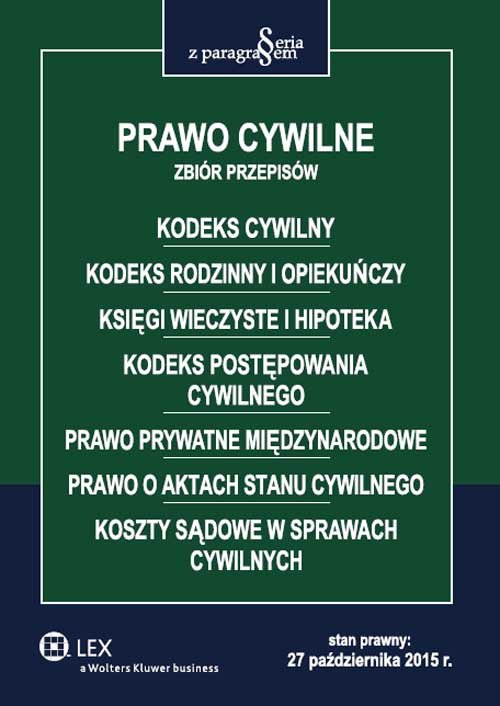 Prawo cywilne Zbiór przepisów