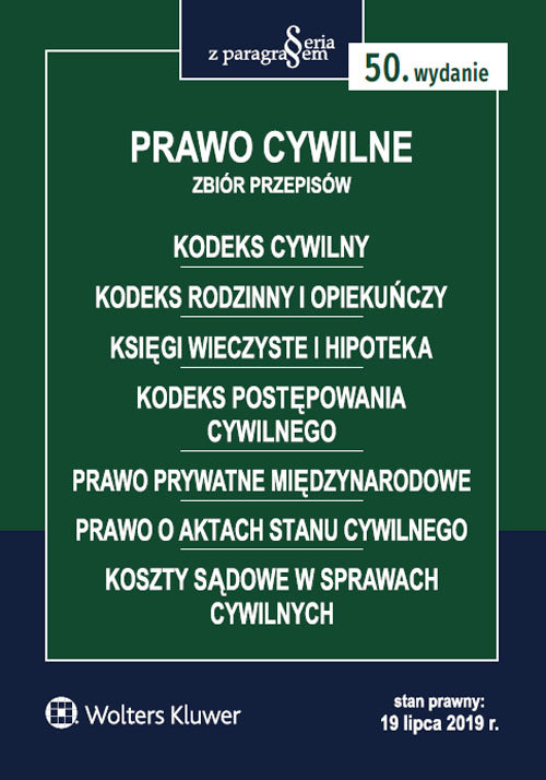 Prawo cywilne Zbiór przepisów