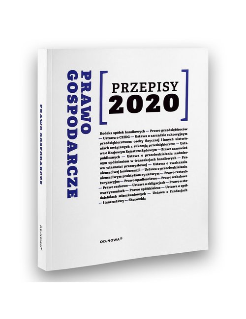 Prawo Gospodarcze Przepisy 2020