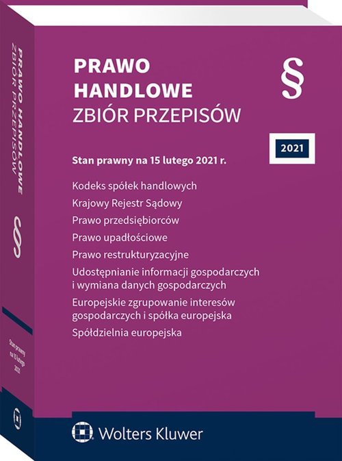 Prawo handlowe Zbiór przepisów