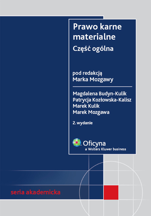 Prawo karne materialne. Część ogólna