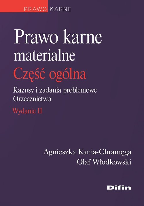 Prawo karne materialne Część ogólna