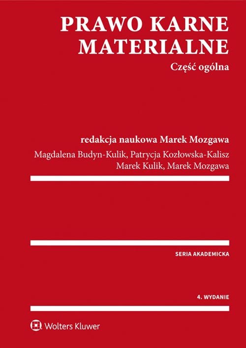 Prawo karne materialne Część ogólna