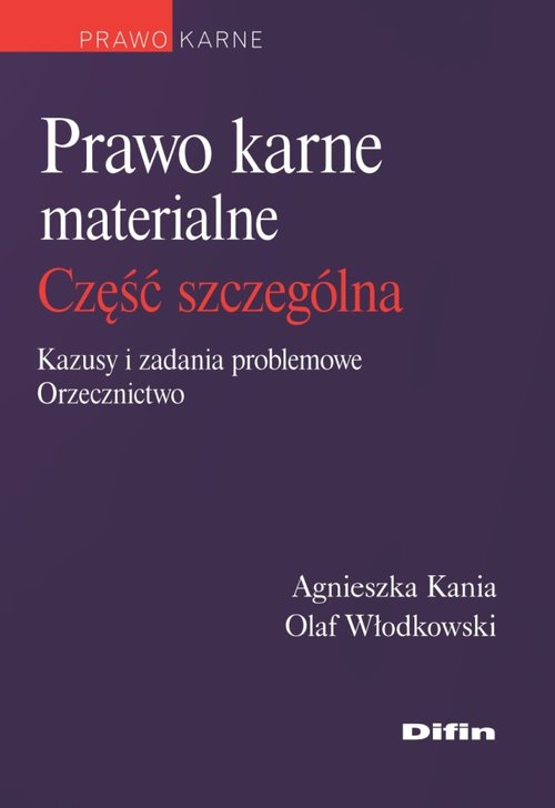 Prawo karne materialne część szczególna