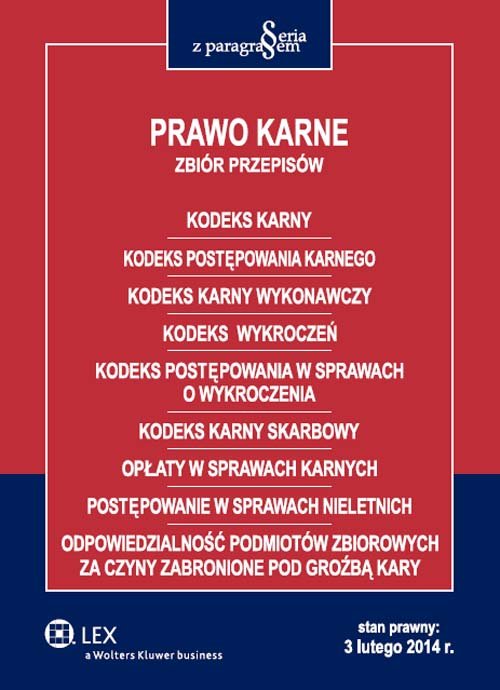 Prawo karne Zbiór przepisów