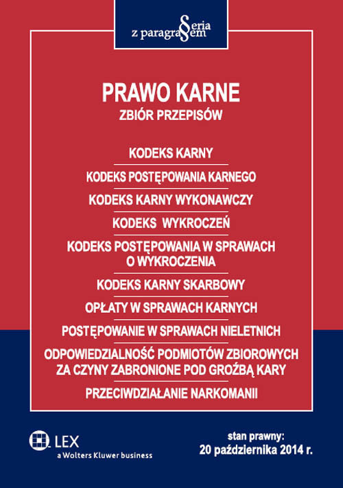 Prawo karne. Zbiór przepisów