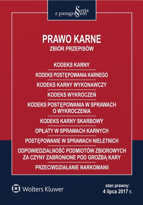 Prawo karne Zbiór przepisów