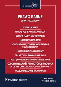 Prawo karne Zbiór przepisów