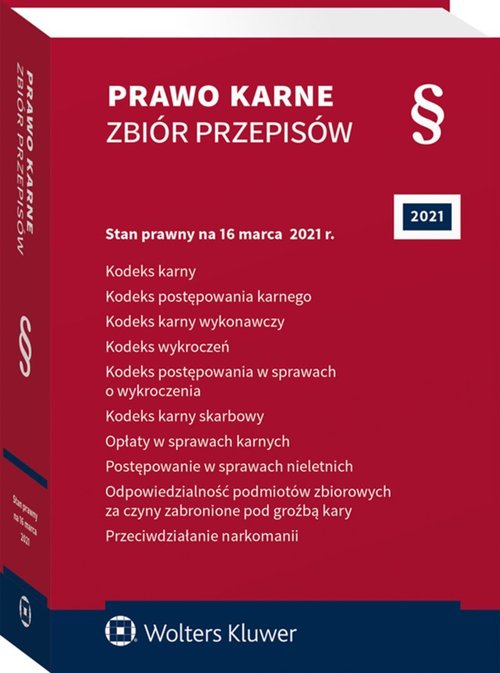 Prawo karne Zbiór przepisów
