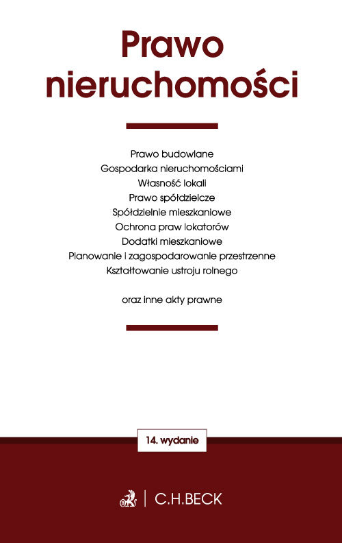 Prawo nieruchomości oraz ustawy towarzyszące