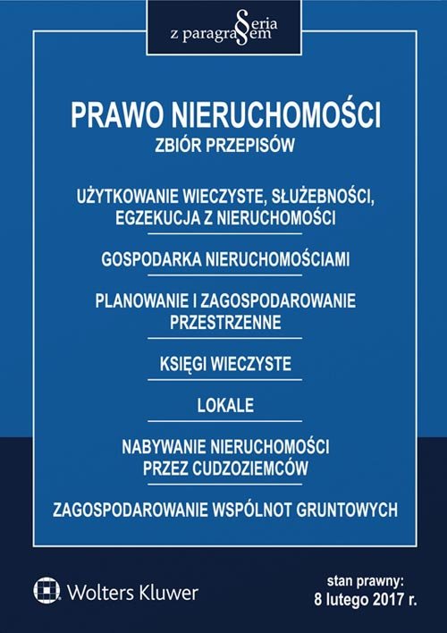 Prawo nieruchomości Zbiór przepisów
