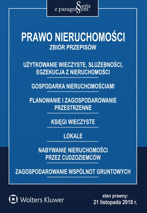 Prawo nieruchomości Zbiór przepisów